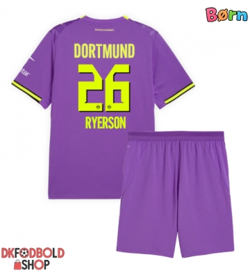 Borussia Dortmund Julian Ryerson #26 Tredje trøje Børn 2026-27 Kort ærmer (+ korte bukser)
